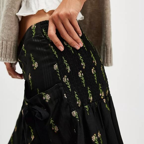 Free People Rowena Covertible Maxi Skirt Sz Med - Picture 4 of 11